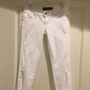 Jessica Simpson white jeans